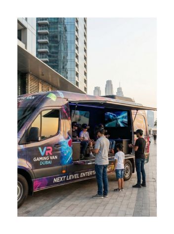 VR game van in Dubai