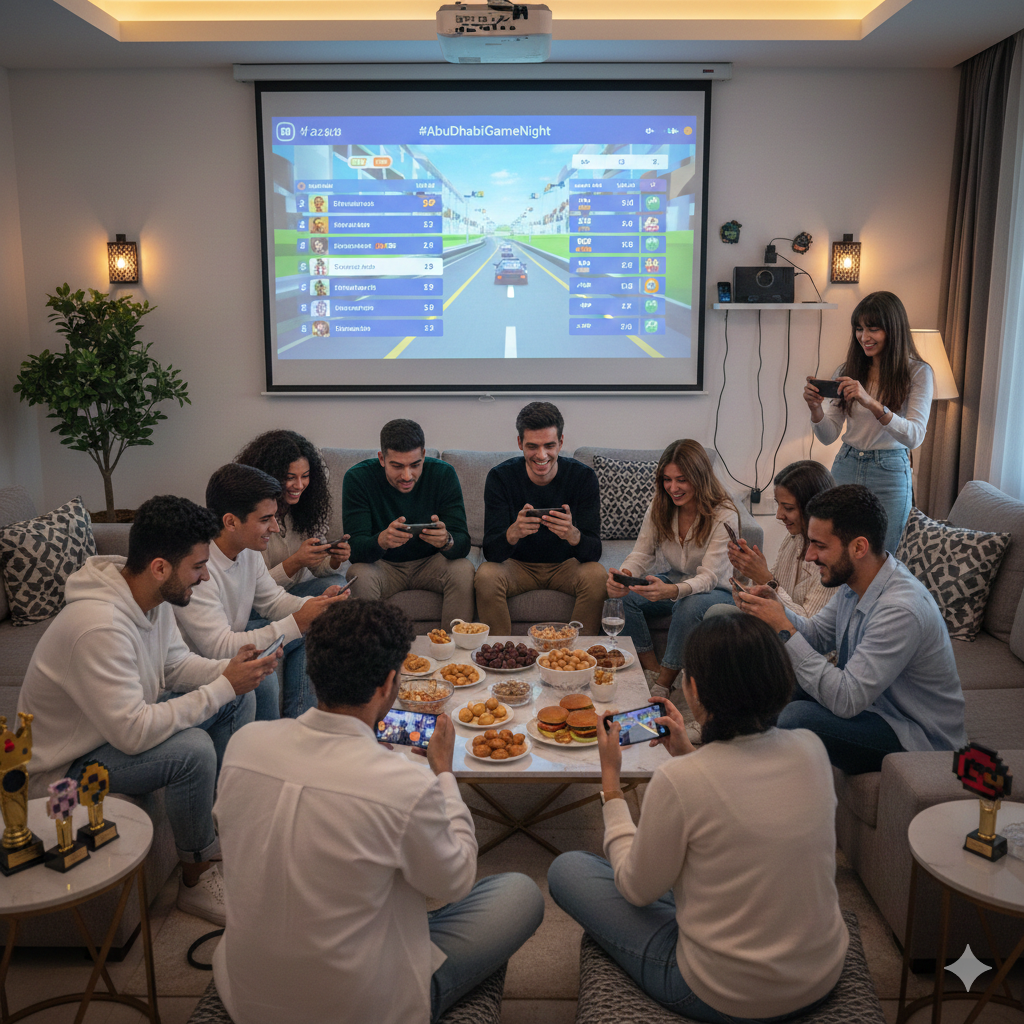 Read more about the article At-Home Party Entertainment in Abu Dhabi – Why Mobile Gaming Is Trending